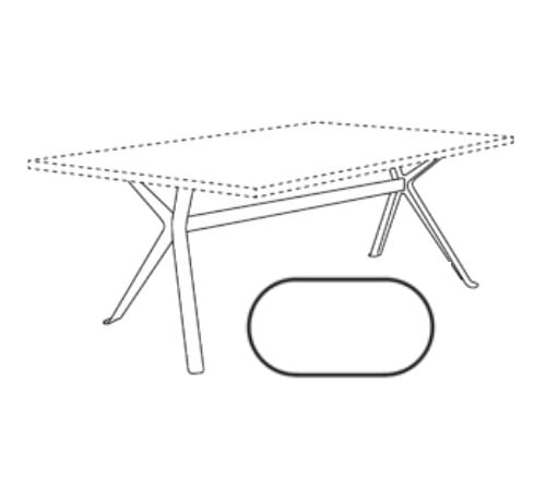 Musterring Stühle & Tische Nica Tische Esstisch Platte flaches Oval